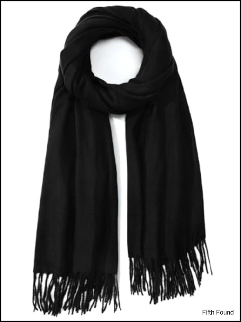 Winter Scarf Acrylic Pashmina Shawl Wrap Tassel for Women